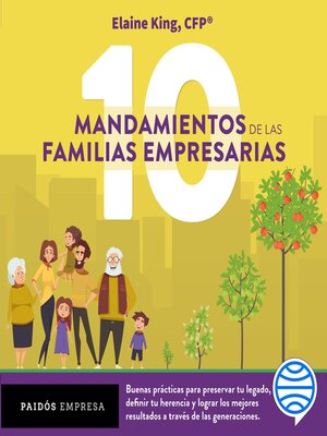 cover image of Los 10 mandamientos de las familias empresarias